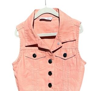 Knitworks Peach Sleeveless Top